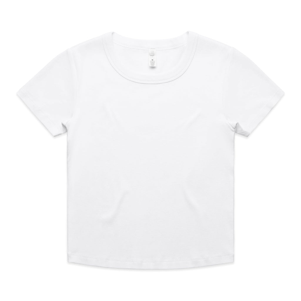 Women's Organic Rib Baby Tee | Arena Custom Blanks