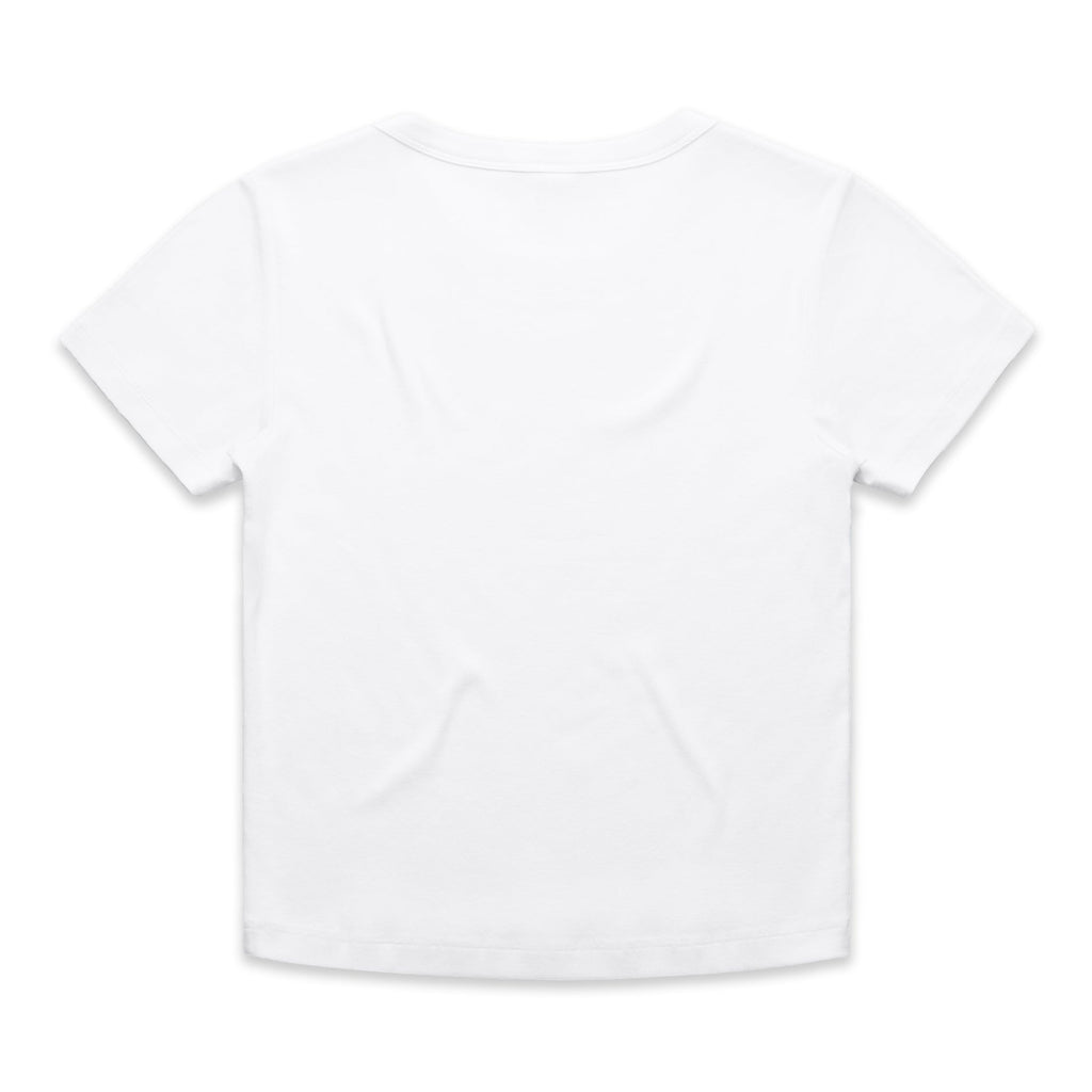 Women's Organic Rib Baby Tee | Arena Custom Blanks