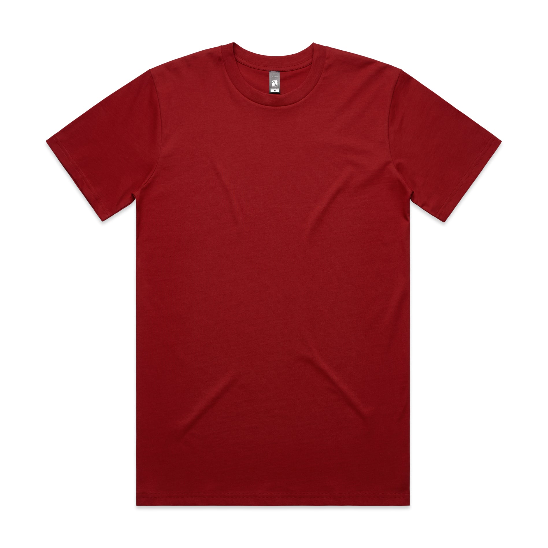 Men's Classic Tee Shirt Set A | Arena Custom Blanks - Arena Prints - Front - Cardinal - Red