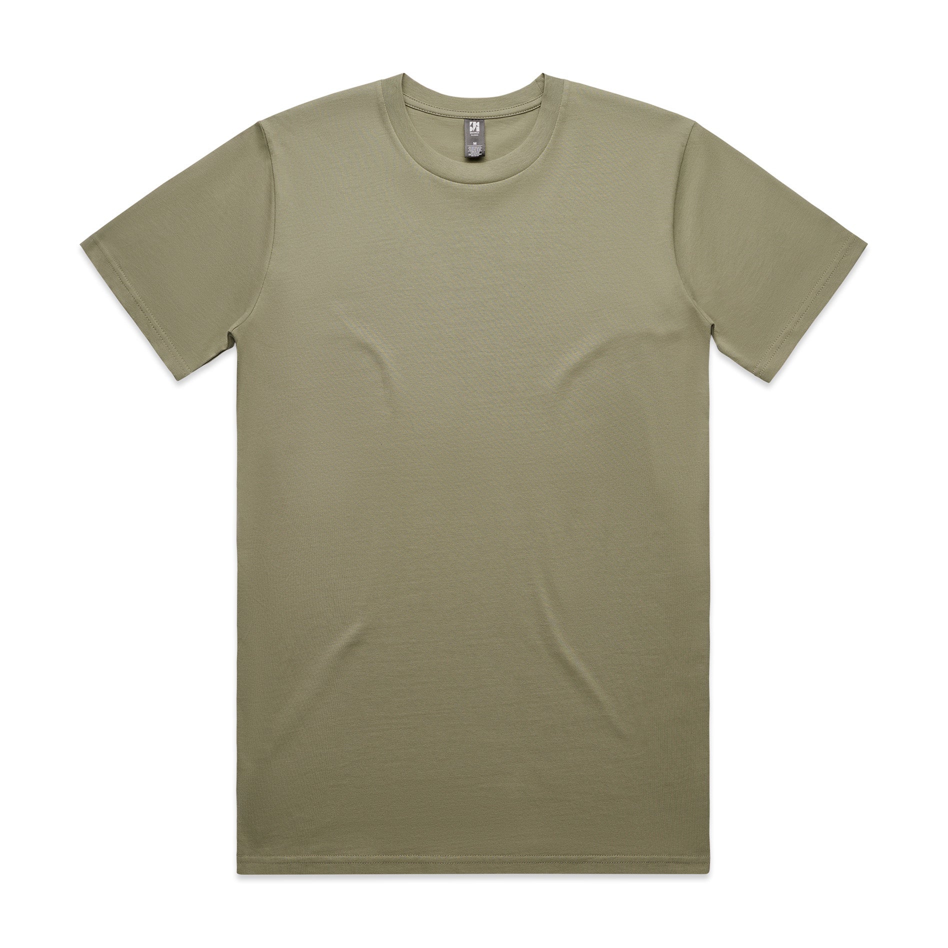 Men's Classic Tee Shirt Set A | Arena Custom Blanks - Arena Prints - Front - Eucalyptus - Green 