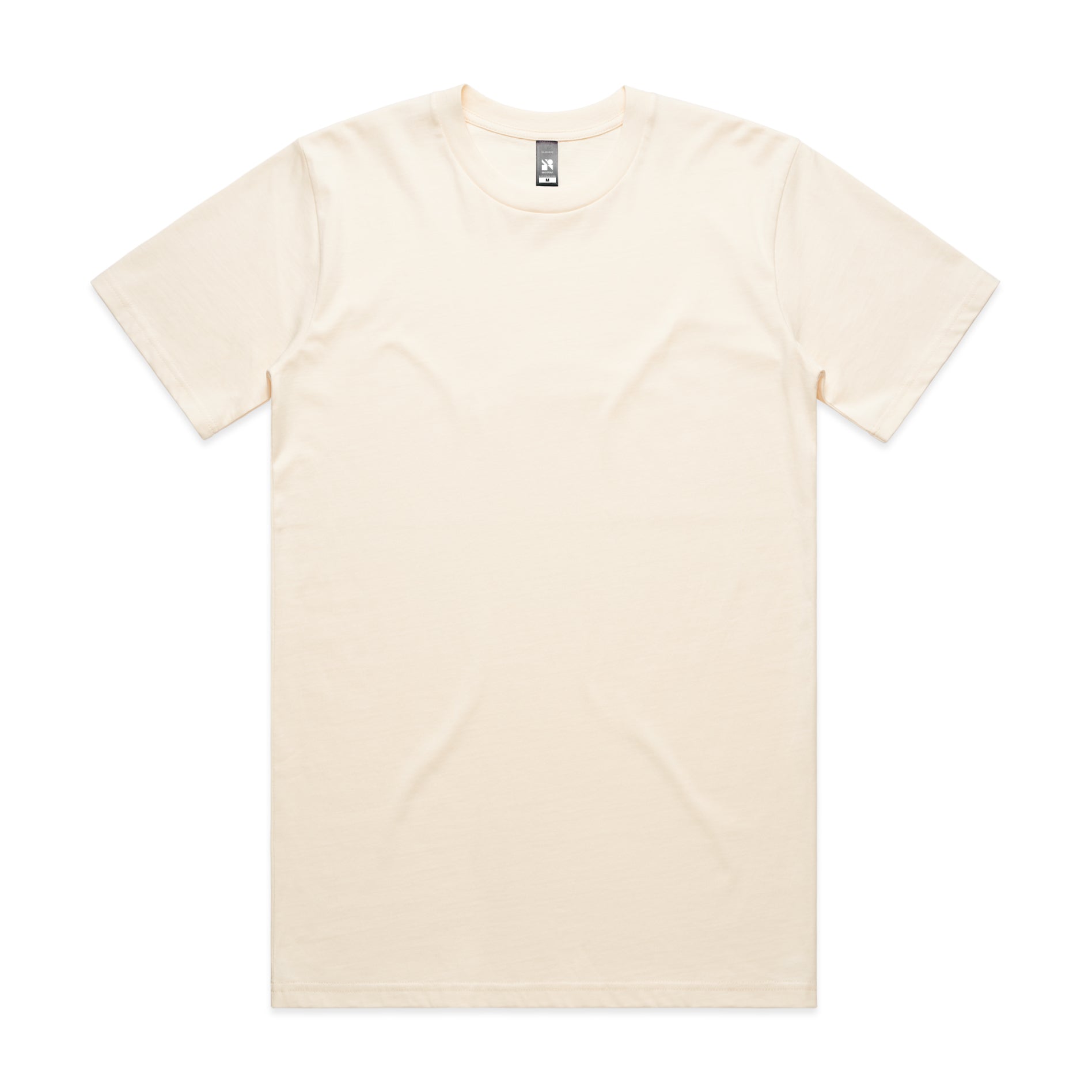 Men's Classic Tee Shirt Set B | Arena Custom Blanks - Arena Prints - Front - Ecru - Cream