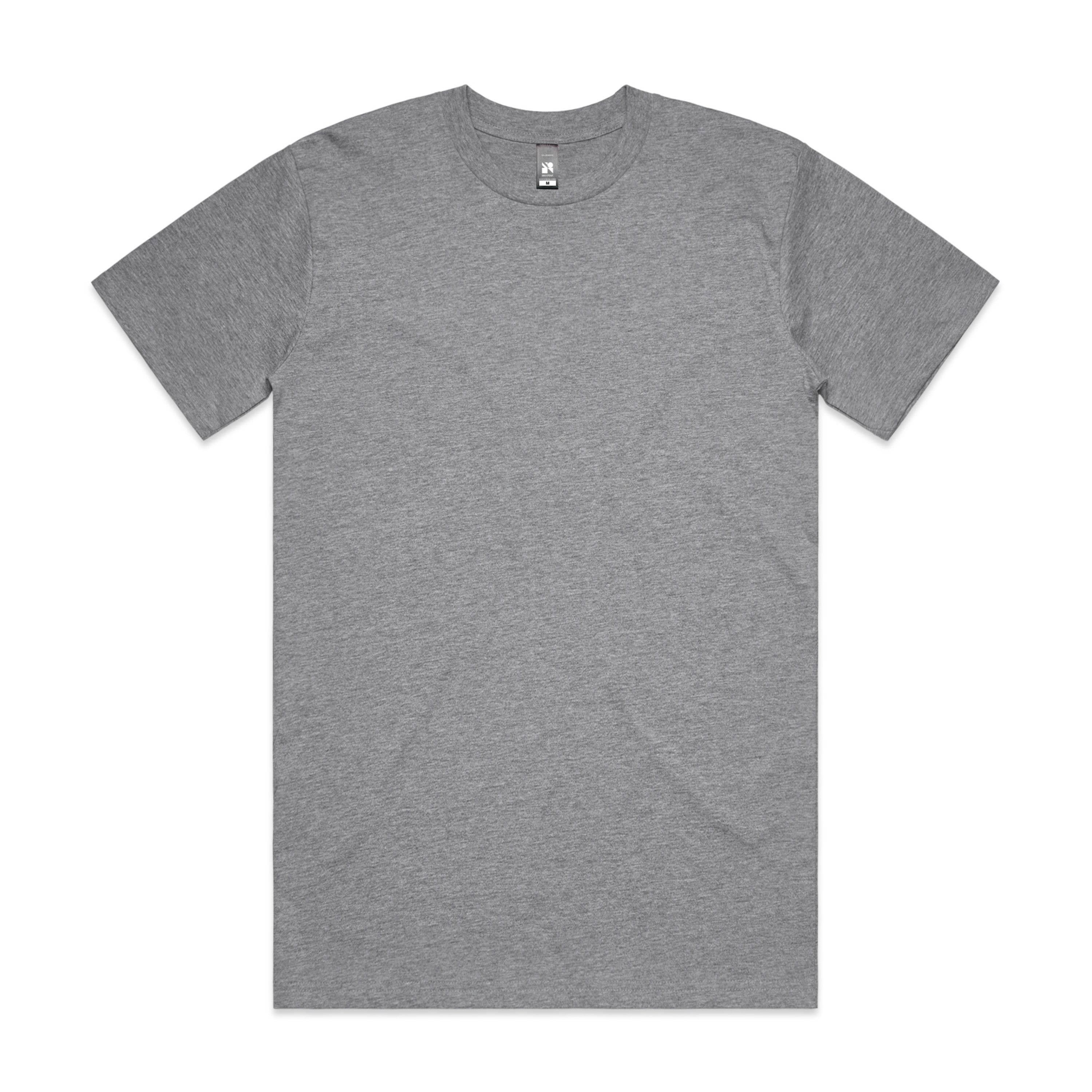 Men's Classic Tee Shirt Set C | Arena Custom Blanks - Arena Prints - Front - Athletic Heather - Grey Marle 