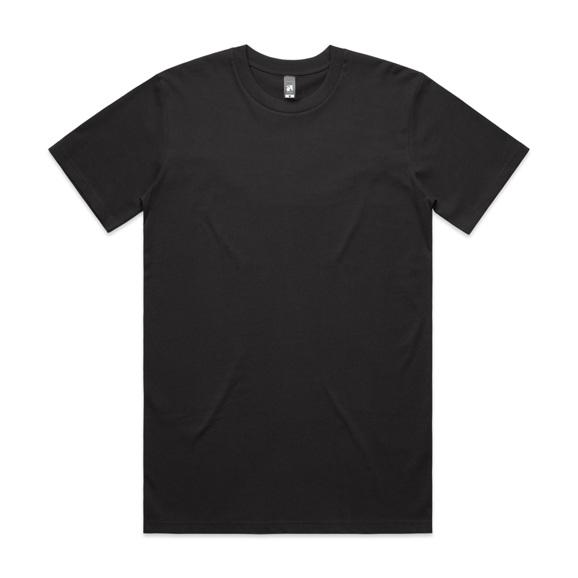 Men's Classic Tee Shirt Set C | Arena Custom Blanks - Arena Prints - Front - Coal - Black