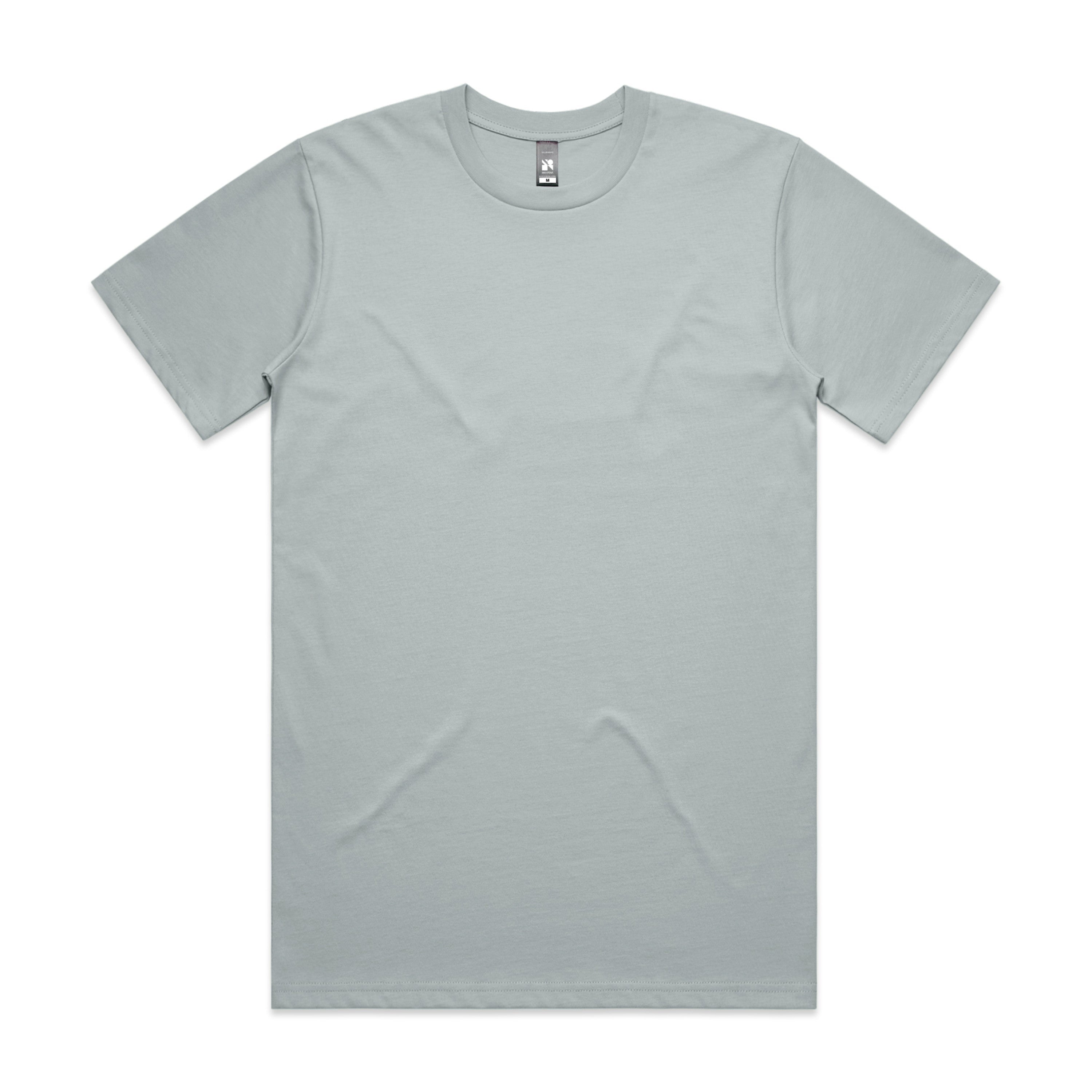 Men's Classic Tee Shirt Set C | Arena Custom Blanks - Arena Prints - Front - Smoke - Grey