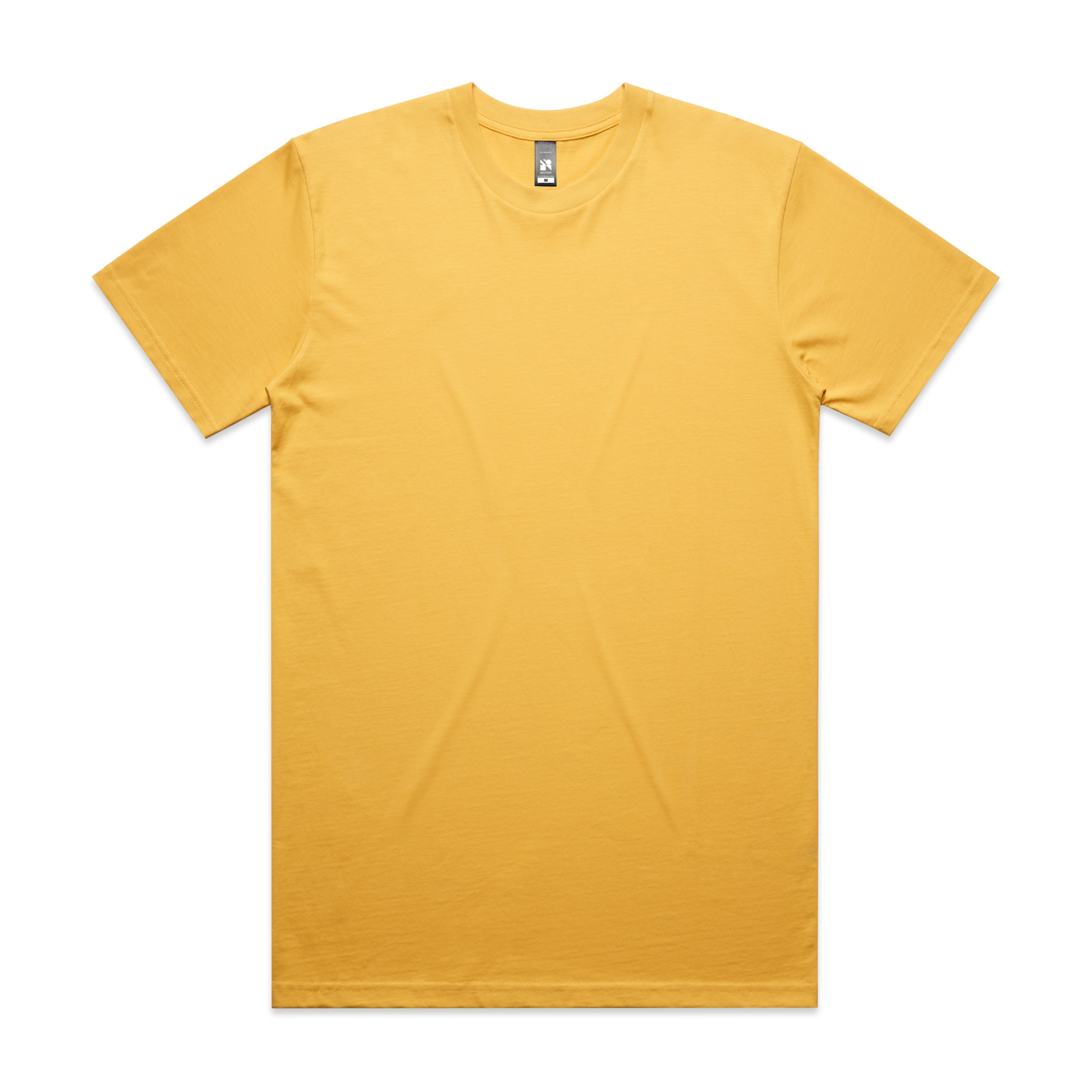 Men's Classic Tee Shirt Set C | Arena Custom Blanks - Arena Prints - Front - Sunset - Yellow 