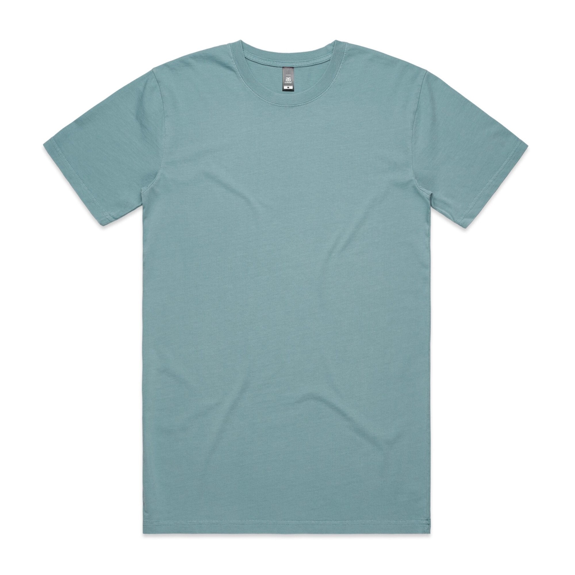 Men's Faded Tee Shirt |Arena Custom Blanks - Arena Prints - Front - Faded Slate- Blue