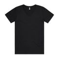 Men's Staple V Neck Tee Shirt | Arena Custom Blanks - Arena Prints - Front - Black