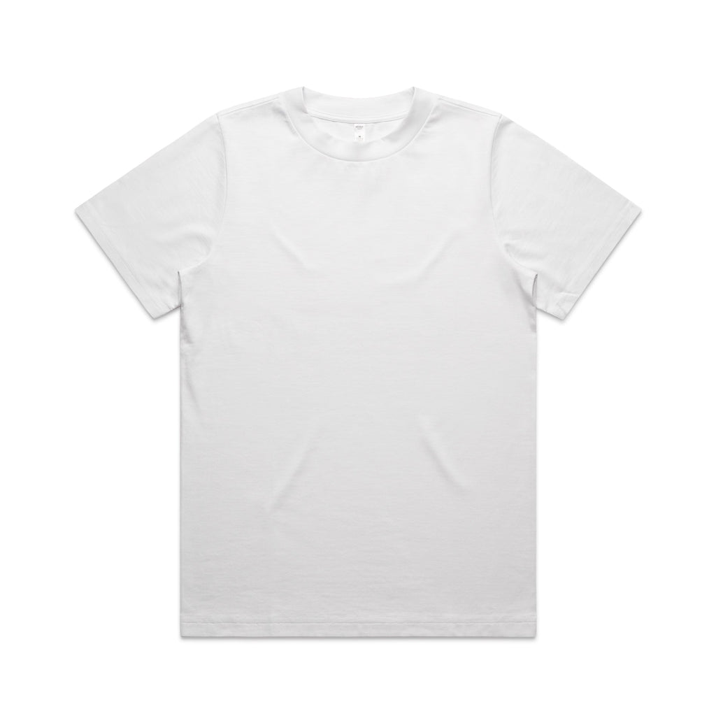 Women's Heavy Tee Shirt | Arena Custom Blanks - Arena Prints - Front - White