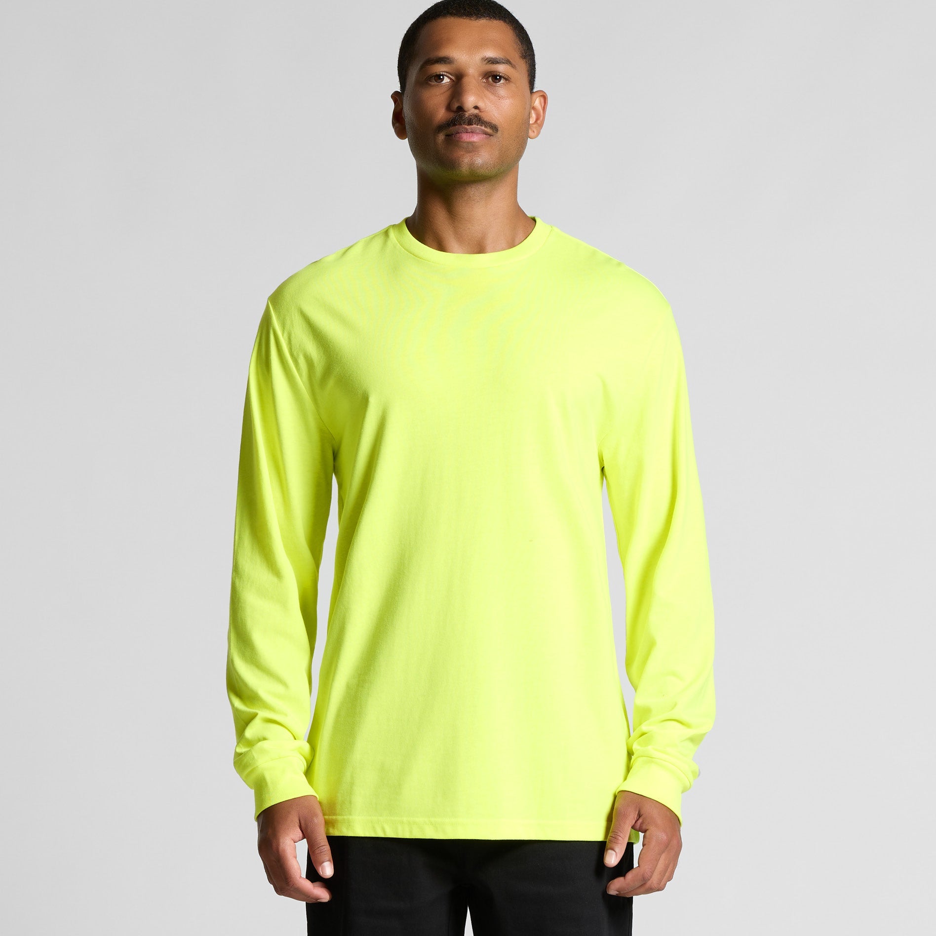 Block Safety Long Sleeve Tee | Arena Custom Blanks - Arena Prints - Front