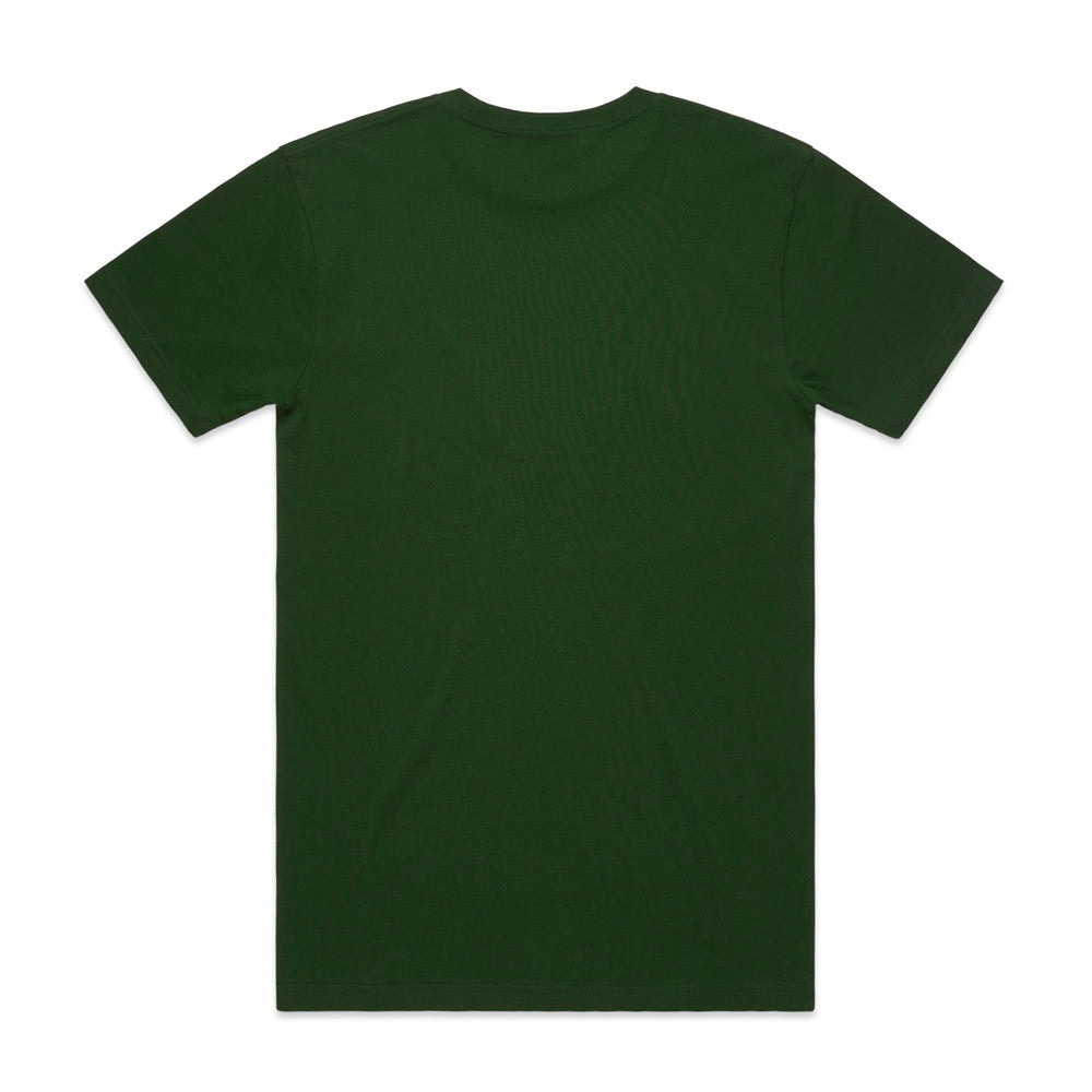 Block Tee| Arena Custom Blanks - Arena Prints - Back - Forest Green - Green