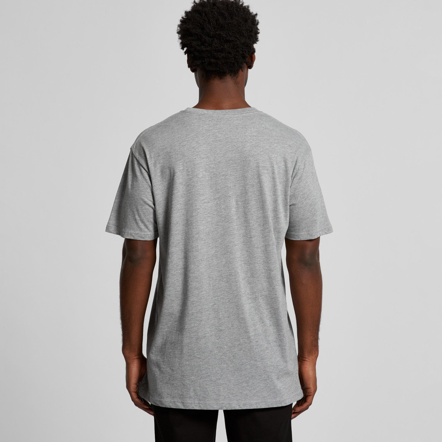 Men's Basic Tee Shirt Set C | Arena Custom Blanks - Arena Prints - Modeled Shot- Back