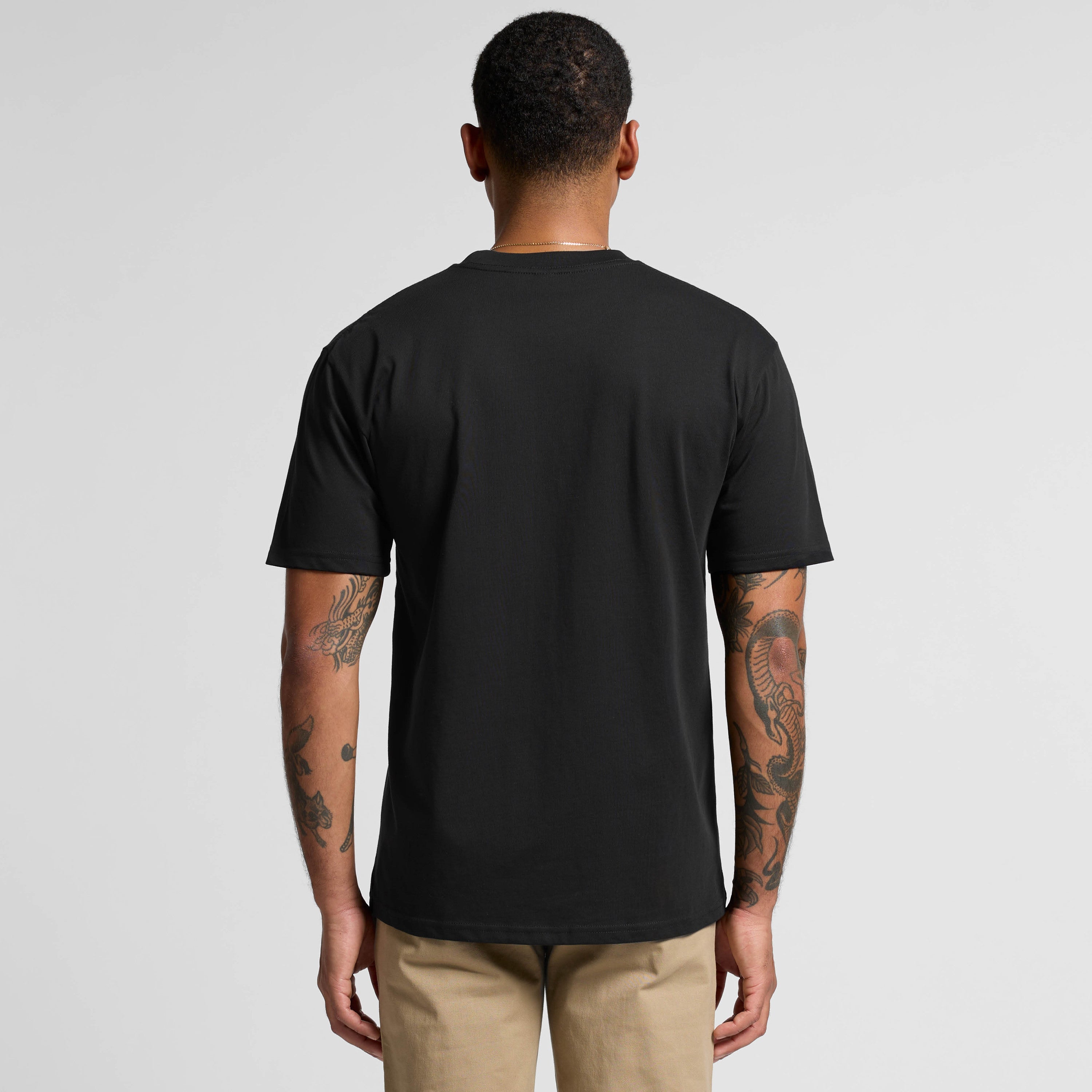 Men's Classic Minus Tee | Arena Custom Blanks - Arena Prints - Modeled Shot - Back