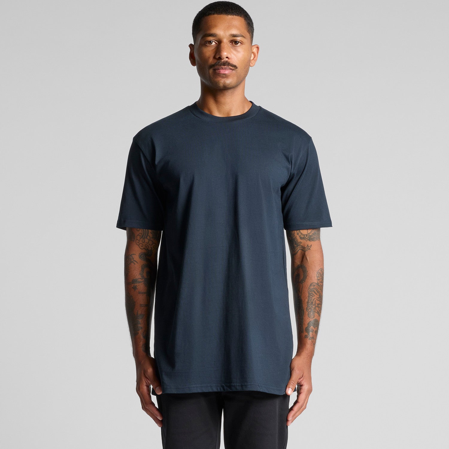 Men's Classic Plus Tee | Arena Custom Blanks - Arena Prints - Modeled Shot - Front