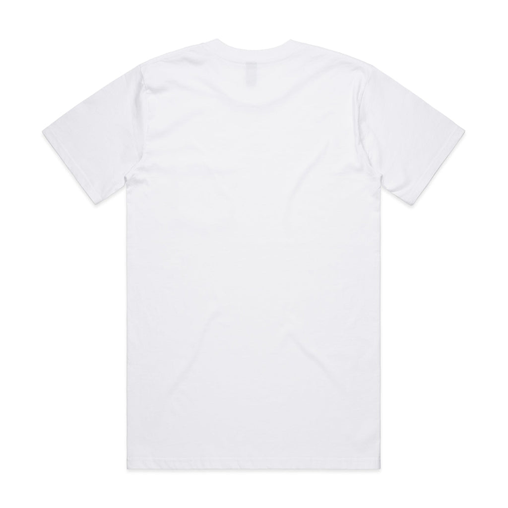 Men's Classic Pocket Tee Shirt | Arena Custom Blanks - Arena Prints - Back - White