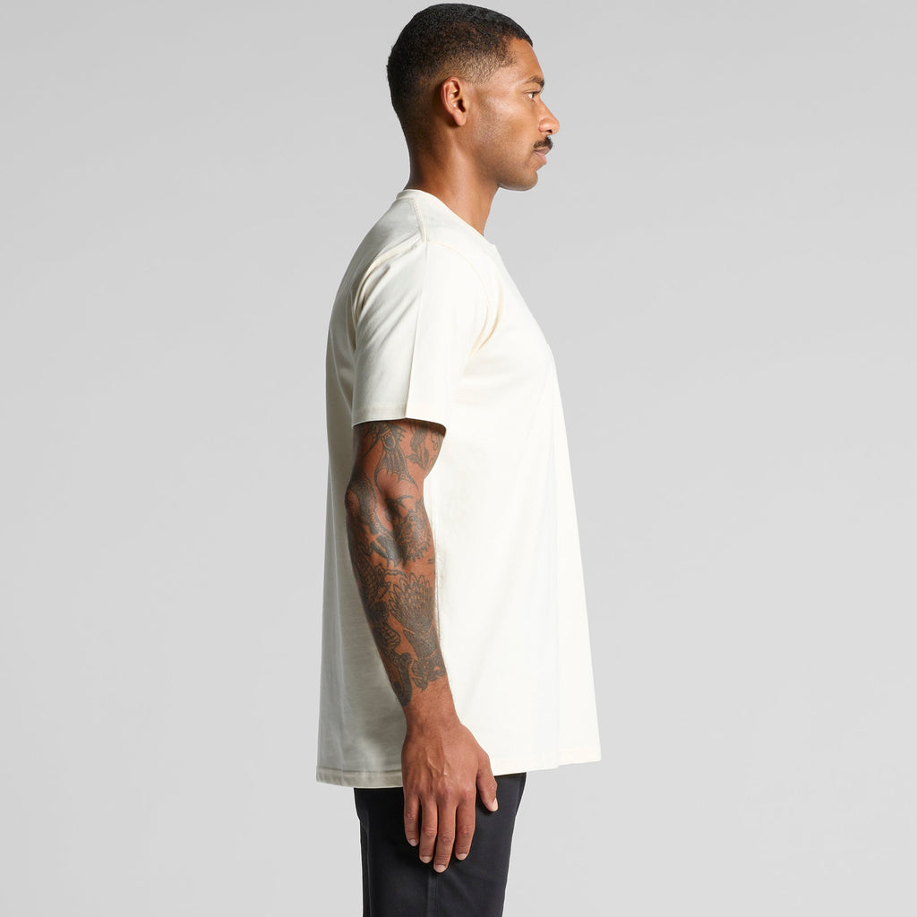 Men's Classic Pocket Tee Shirt | Arena Custom Blanks - Arena Prints - Modeled Shot - Side