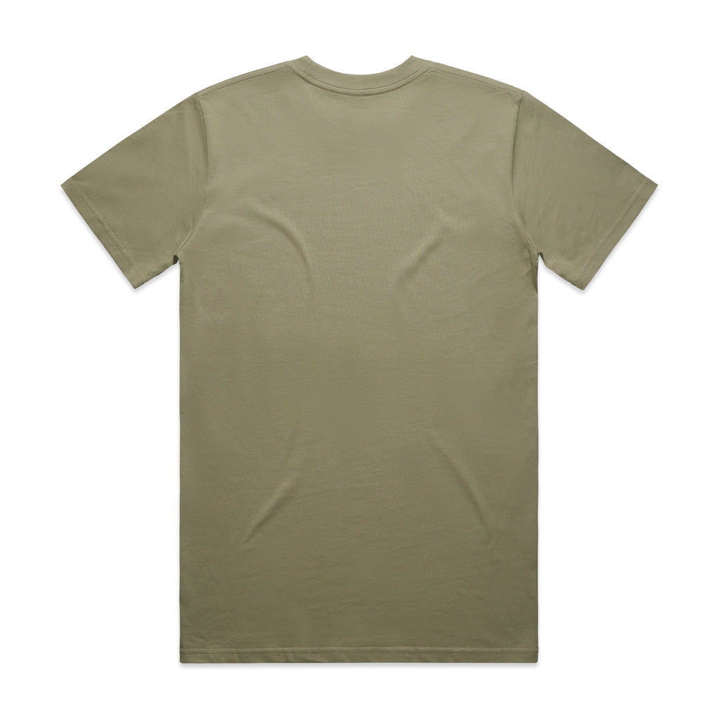 Men's Classic Tee Shirt Set A | Arena Custom Blanks - Arena Prints - Back - Eucalyptus - Green 