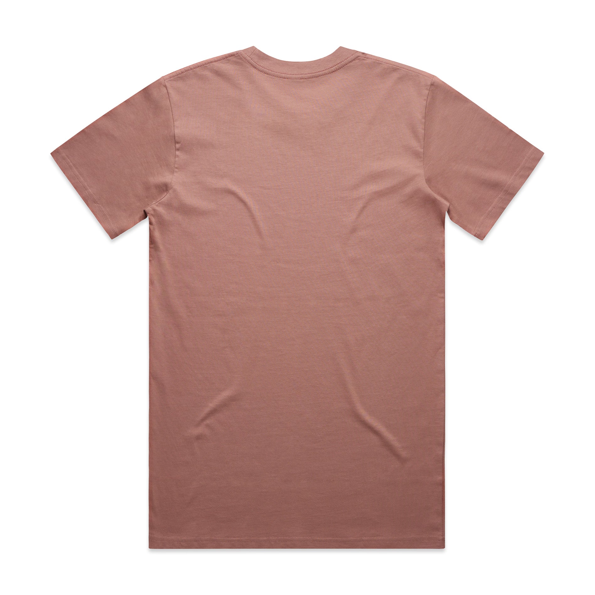 Men's Classic Tee Shirt Set A | Arena Custom Blanks - Arena Prints - Back - Hazy Pink - Pink