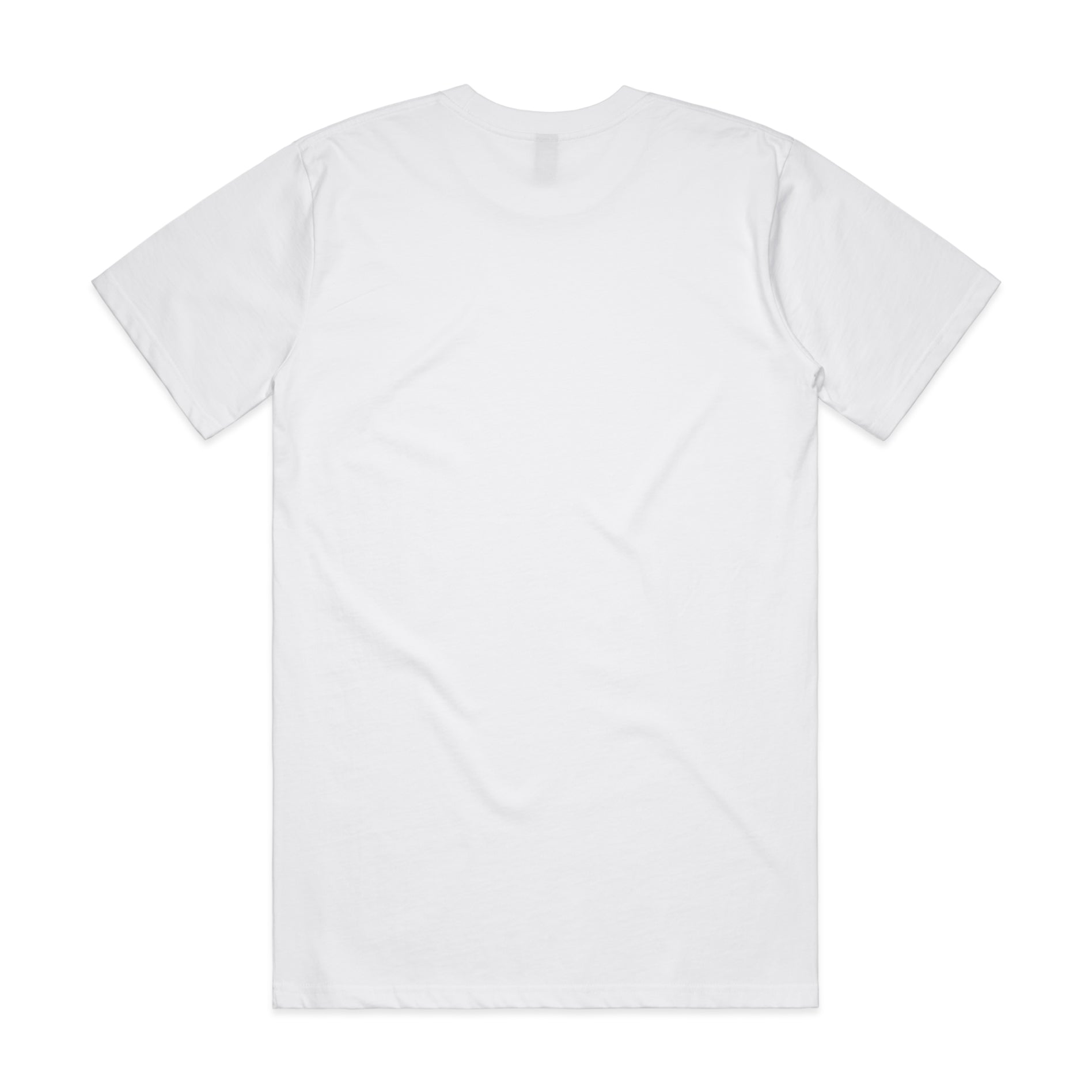 Men's Classic Tee Shirt Set A | Arena Custom Blanks - Arena Prints - Back  - White