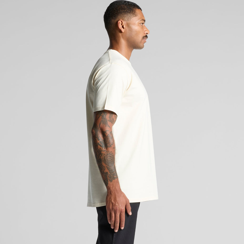 Men's Classic Tee Shirt Set A | Arena Custom Blanks - Arena Prints - Modeled Shot - Side