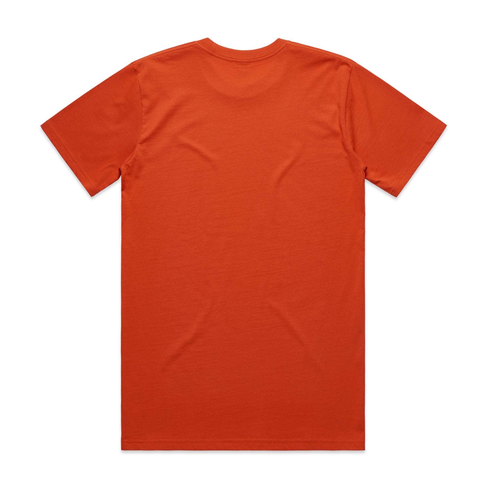 Men's Classic Tee Shirt Set B | Arena Custom Blanks - Arena Prints - Back - Autumn - Orange