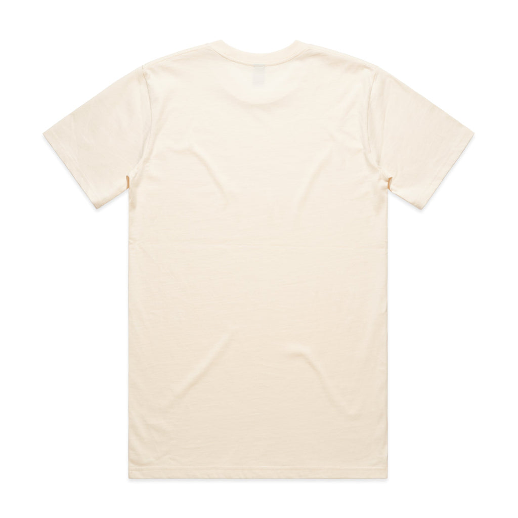 Men's Classic Tee Shirt Set B | Arena Custom Blanks - Arena Prints - Back - Ecru - Cream
