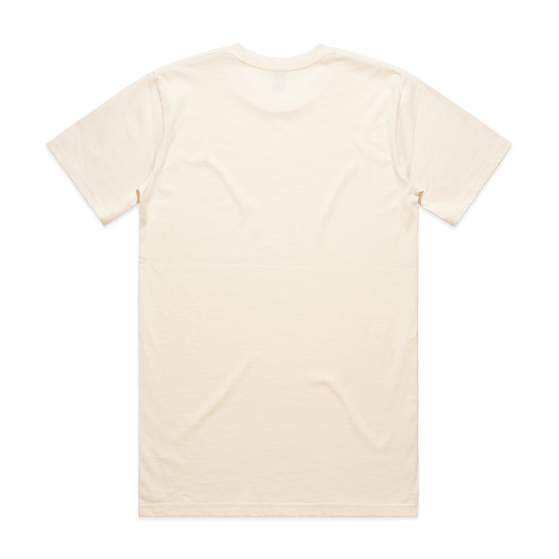 Men's Classic Tee Shirt Set B | Arena Custom Blanks - Arena Prints - Back - Ecru - Cream