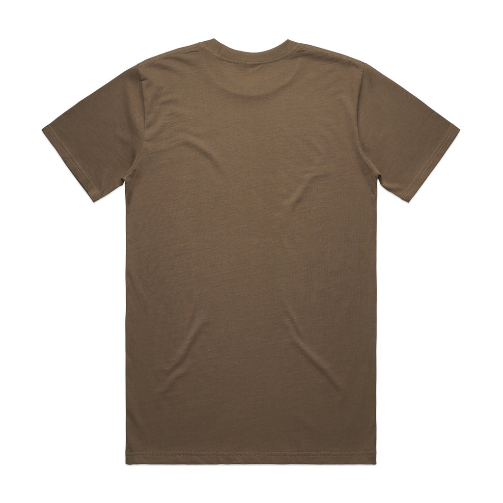 Men's Classic Tee Shirt Set B | Arena Custom Blanks - Arena Prints - Back - Walnut - Brown