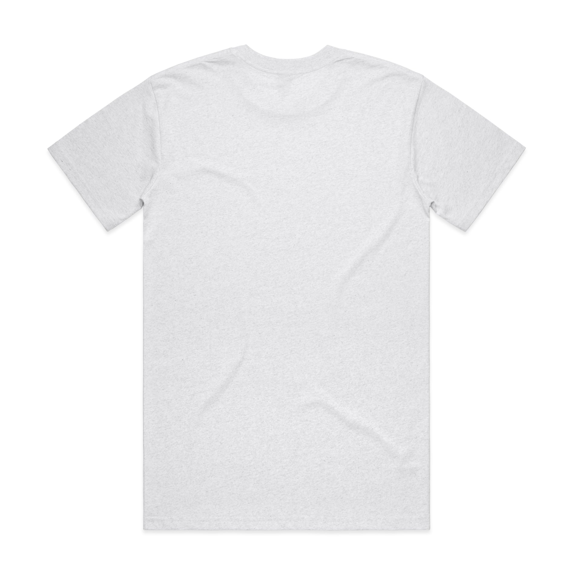 Men's Classic Tee Shirt Set B | Arena Custom Blanks - Arena Prints - Back - White Marle - White