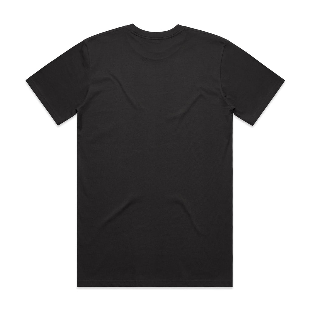Men's Classic Tee Shirt Set C | Arena Custom Blanks - Arena Prints - Back - Coal - Black