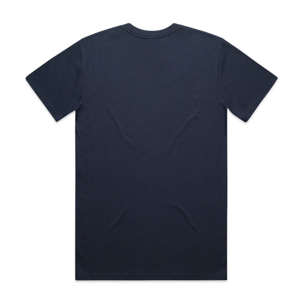 Men's Classic Tee Shirt Set C | Arena Custom Blanks - Arena Prints - Back - Midnight Blue - Blue