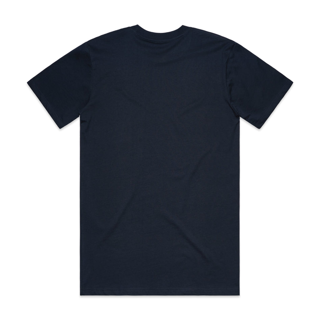Men's Classic Tee Shirt Set C | Arena Custom Blanks - Arena Prints - Back - Navy - Blue