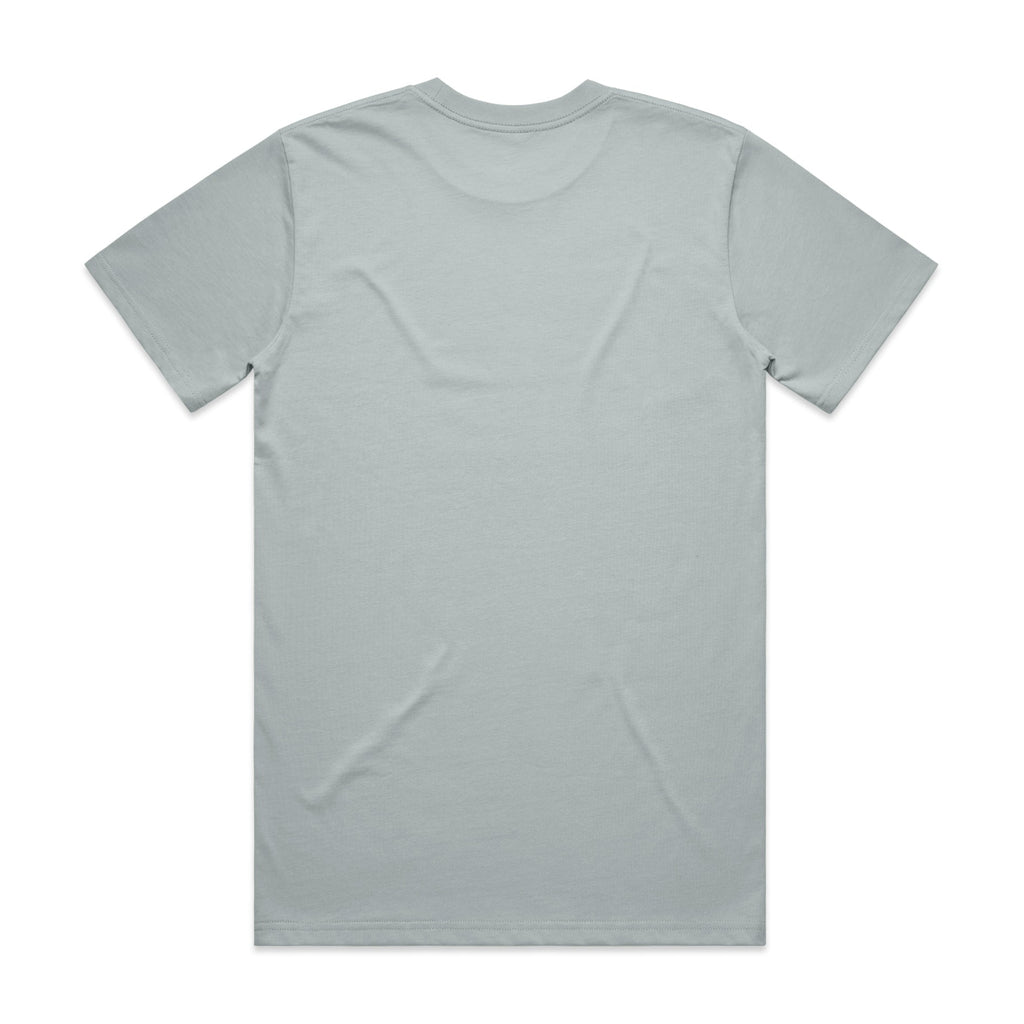 Men's Classic Tee Shirt Set C | Arena Custom Blanks - Arena Prints - Back - Smoke - Grey