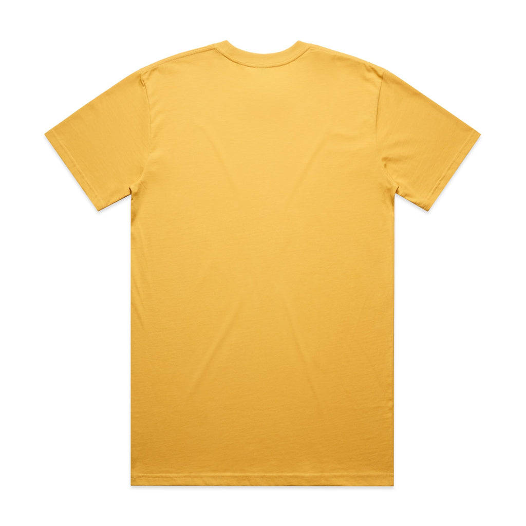 Men's Classic Tee Shirt Set C | Arena Custom Blanks - Arena Prints - Back - Sunset - Yellow 