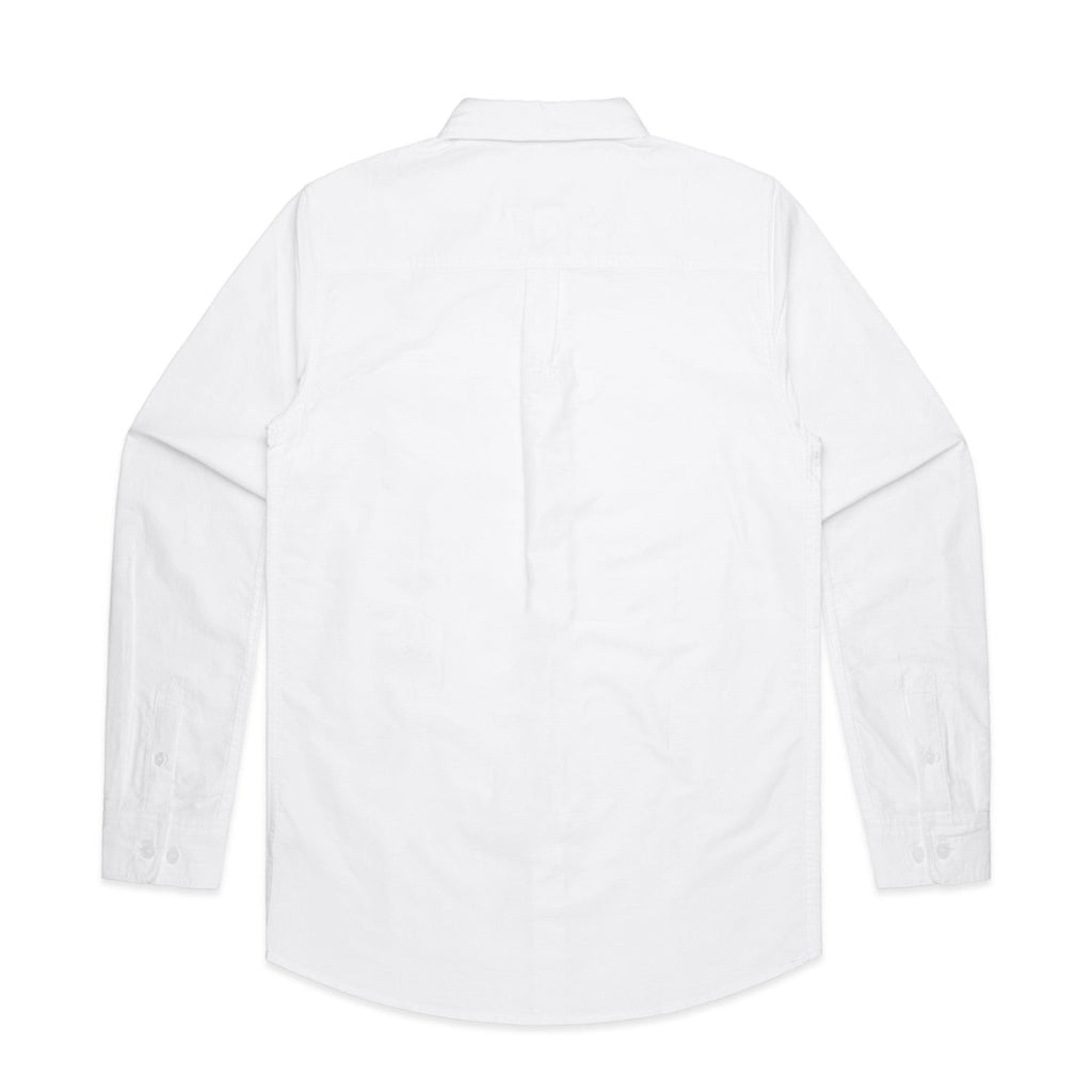 Men's Oxford Button Down | Arena Custom Blanks - Arena Prints - Back - White
