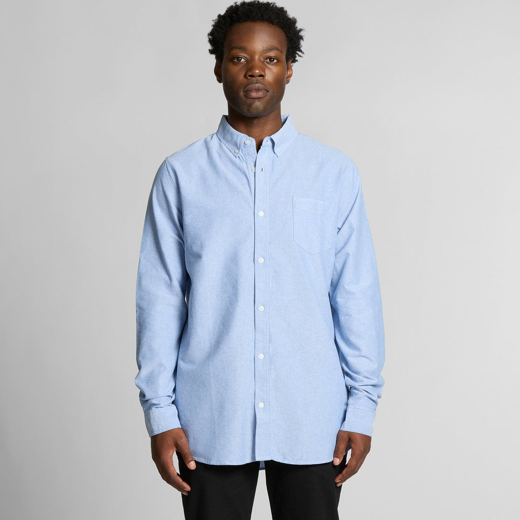 Men's Oxford Button Down | Arena Custom Blanks - Arena Prints - Modeled Shot - Front