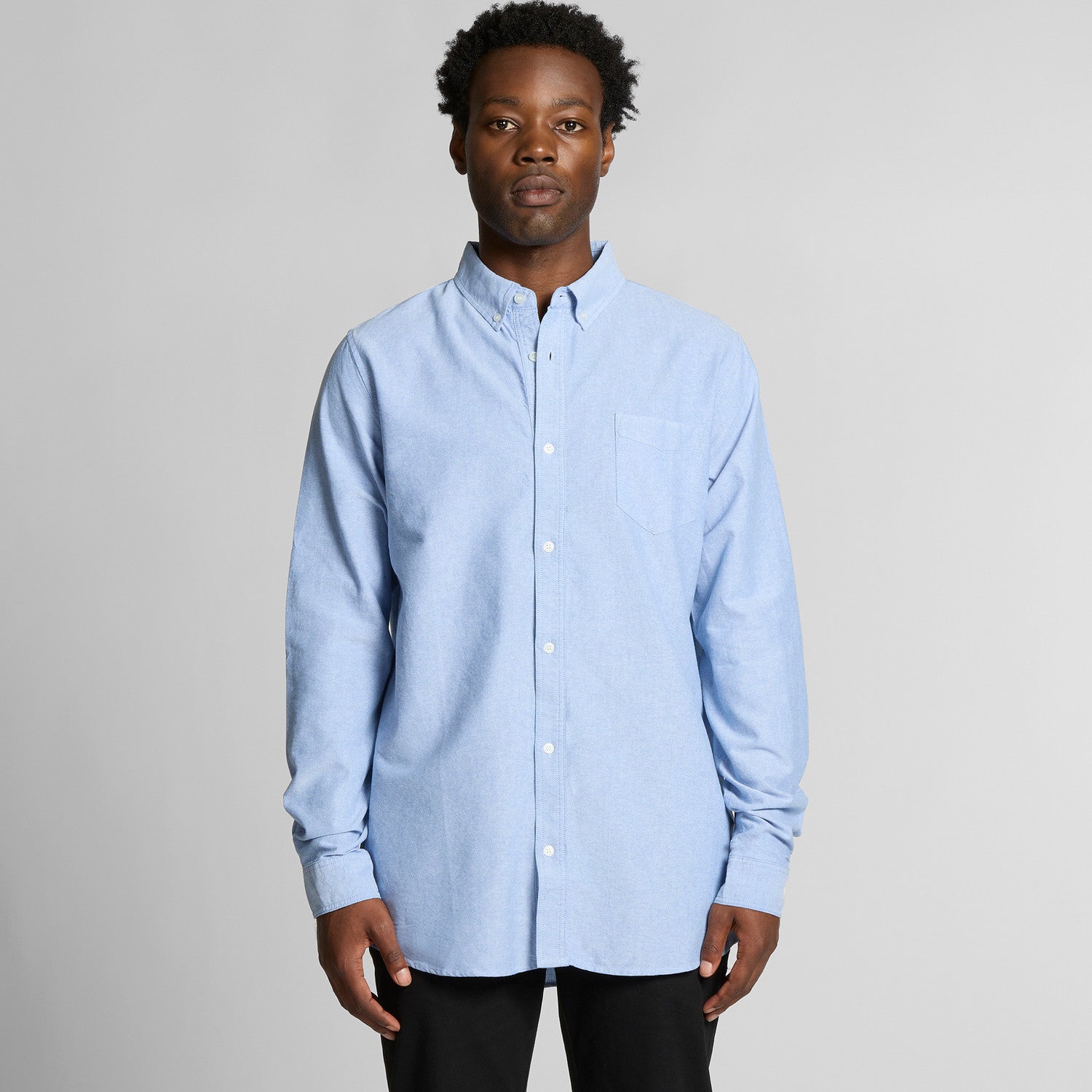 Men's Oxford Button Down | Arena Custom Blanks - Arena Prints - Modeled Shot - Front