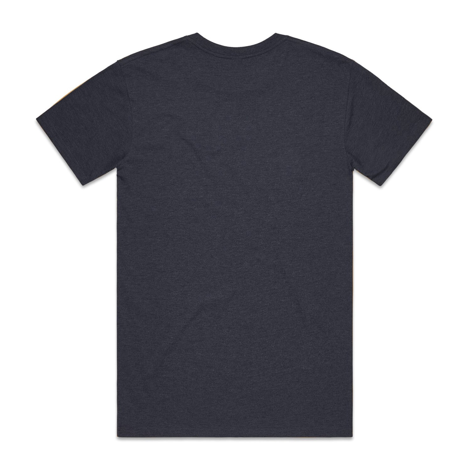 Men's Staple Heather Tee Shirt | Arena Custom Blanks - Arena Prints - Back - Navy Heather - Blue