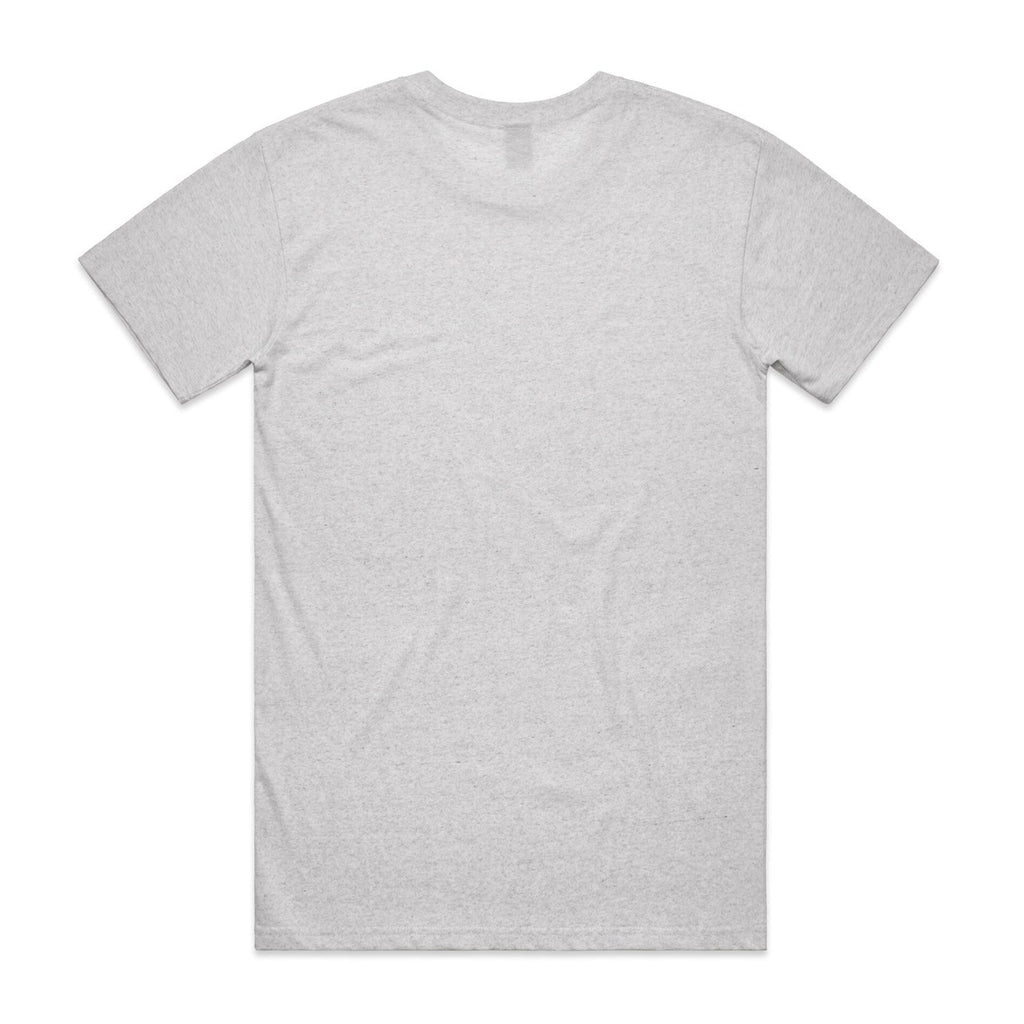 Men's Staple Heather Tee Shirt | Arena Custom Blanks - Arena Prints - Back - White Heather - White