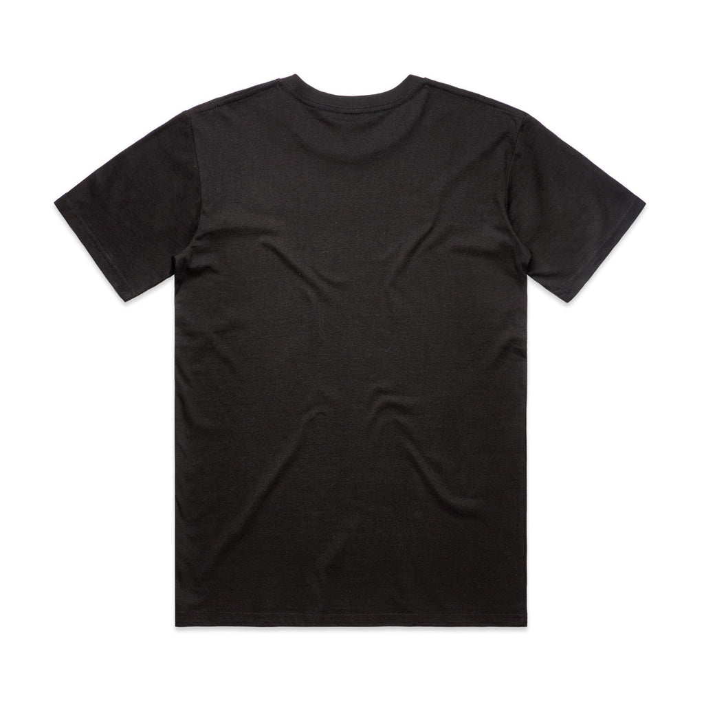 Men's Staple Minus Tee |Arena Custom Blanks - Arena Prints - Back- Coal - Black