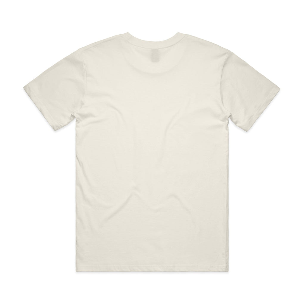 Men's Staple Minus Tee |Arena Custom Blanks - Arena Prints - Back - Ecru - Cream