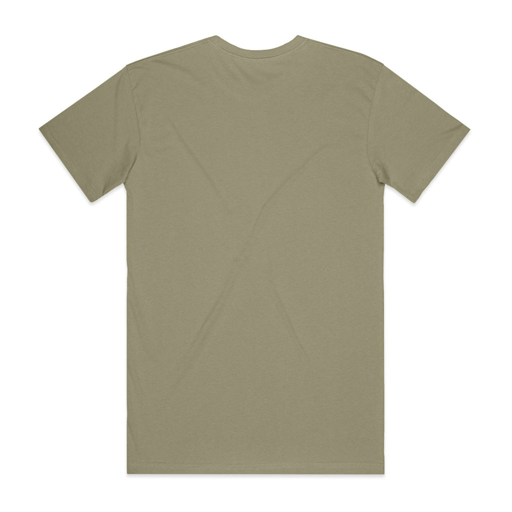 Men's Staple Organic Tee Shirt | Arena Custom Blanks - Arena Prints - Back - Eucalyptus - Green