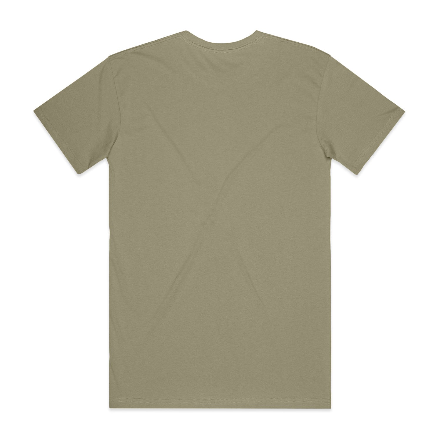 Men's Staple Organic Tee Shirt | Arena Custom Blanks - Arena Prints - Back - Eucalyptus - Green