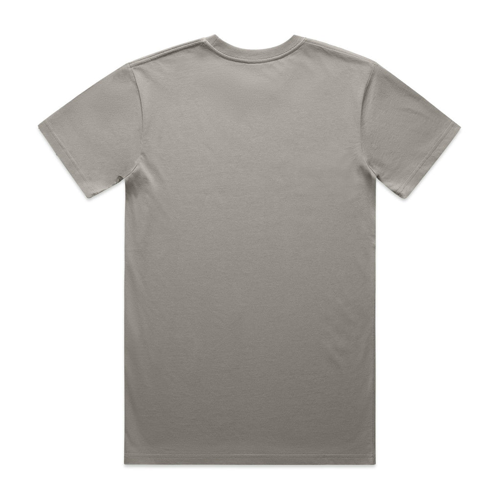Men's Staple Organic Tee Shirt | Arena Custom Blanks - Arena Prints - Back - Granite - Grey