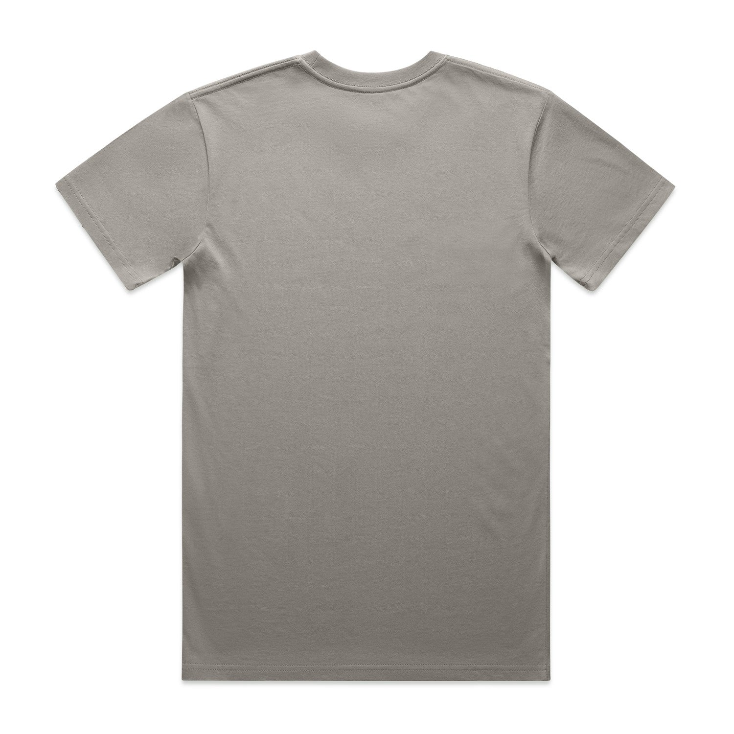 Men's Staple Organic Tee Shirt | Arena Custom Blanks - Arena Prints - Back - Granite - Grey