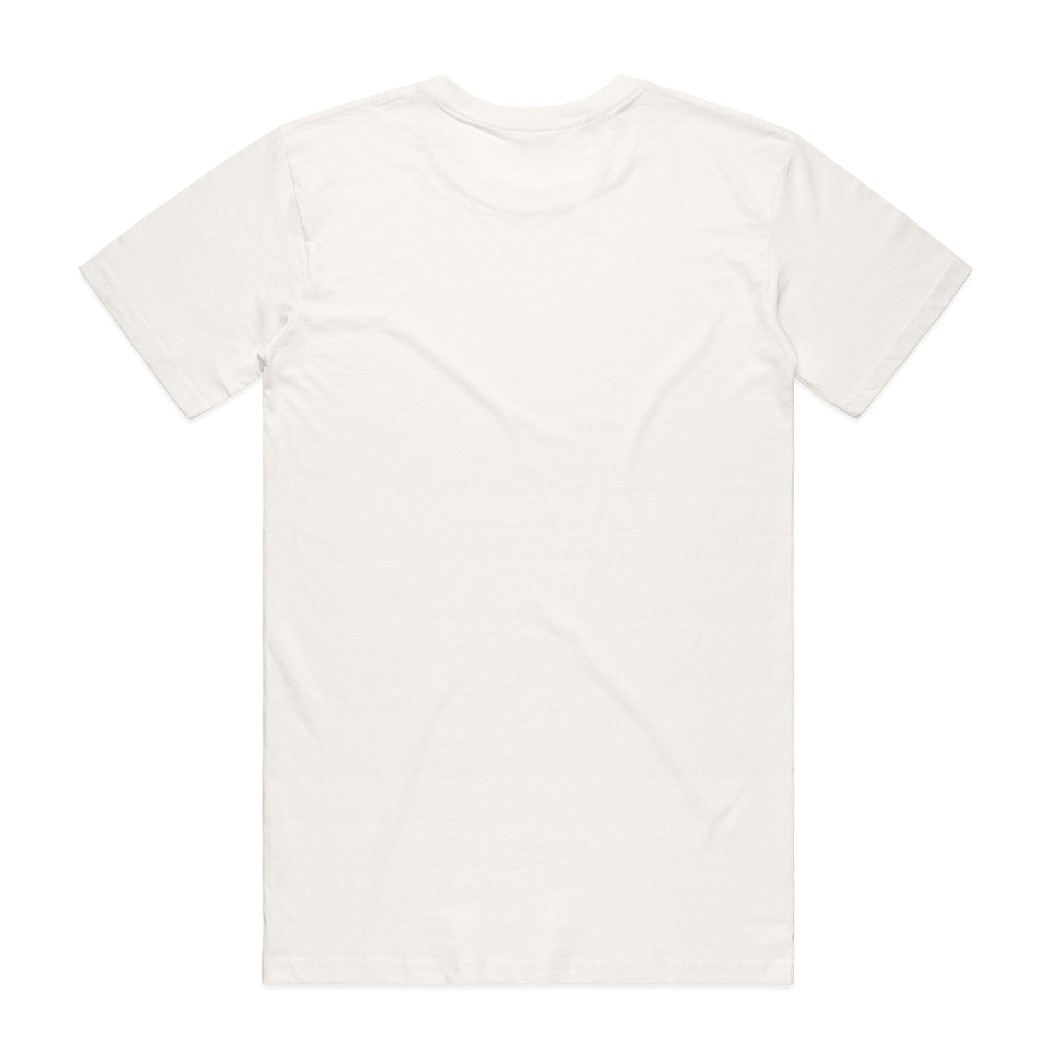 Men's Staple Organic Tee Shirt | Arena Custom Blanks - Arena Prints - Back - Natural - White