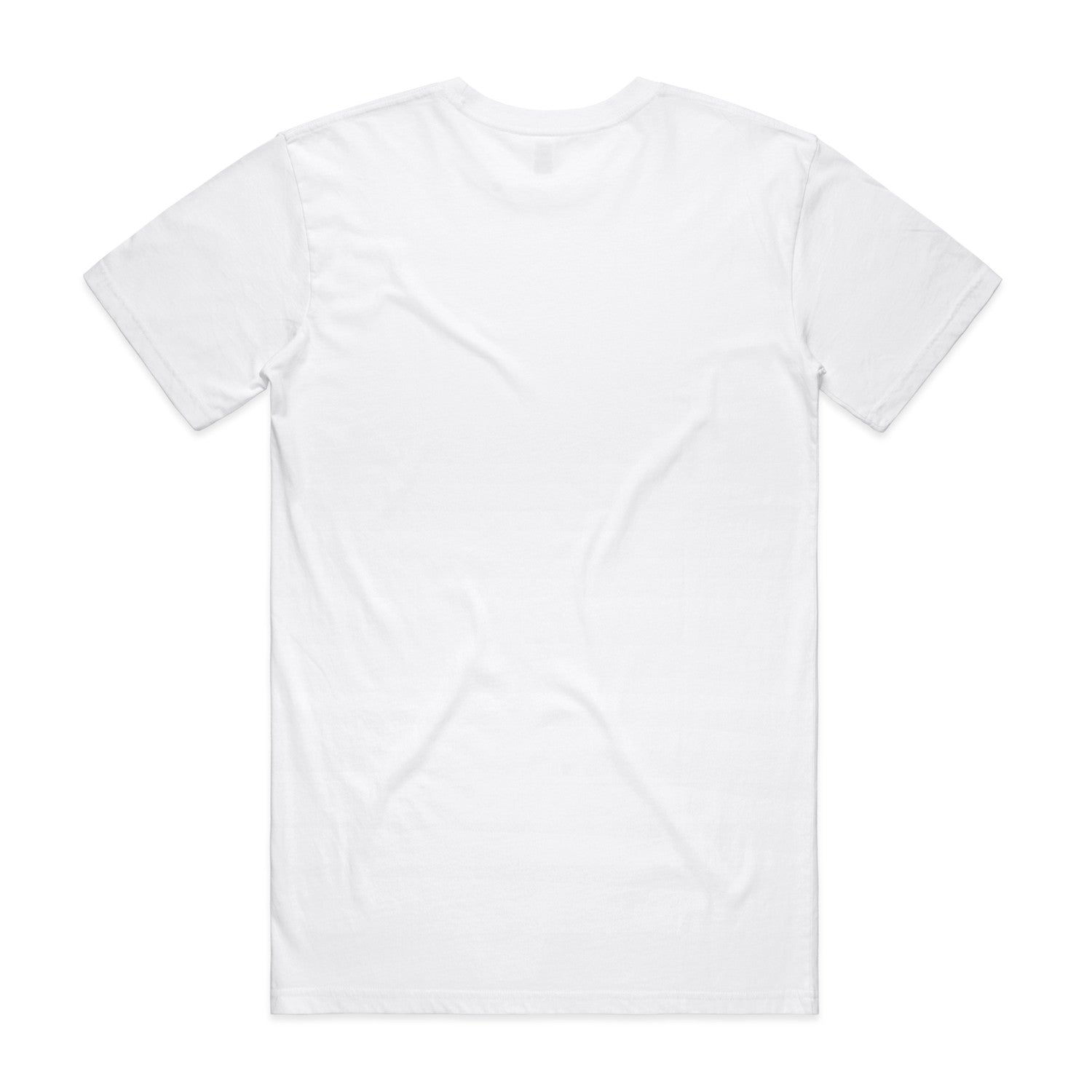 Men's Staple Organic Tee Shirt | Arena Custom Blanks - Arena Prints - Back - White