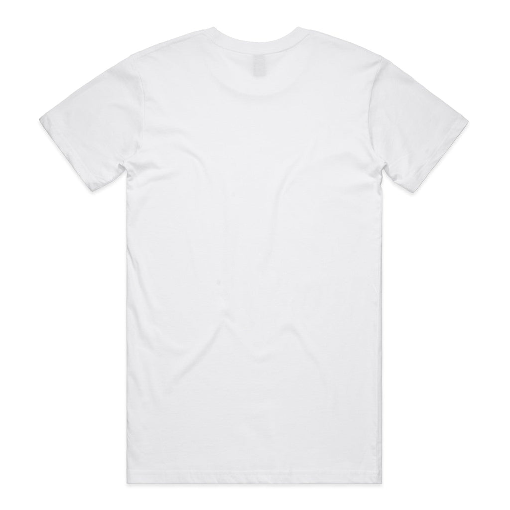 Men's Staple Plus Tee Shirt |  Arena Custom Blanks - Arena Prints - Back - White