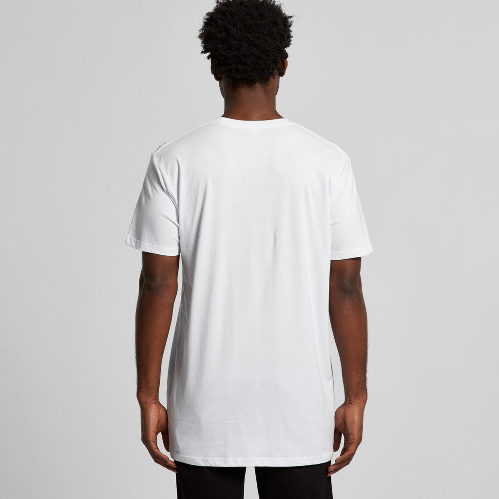 Men's Staple Plus Tee Shirt |  Arena Custom Blanks - Arena Prints - Modeled Shot - Back