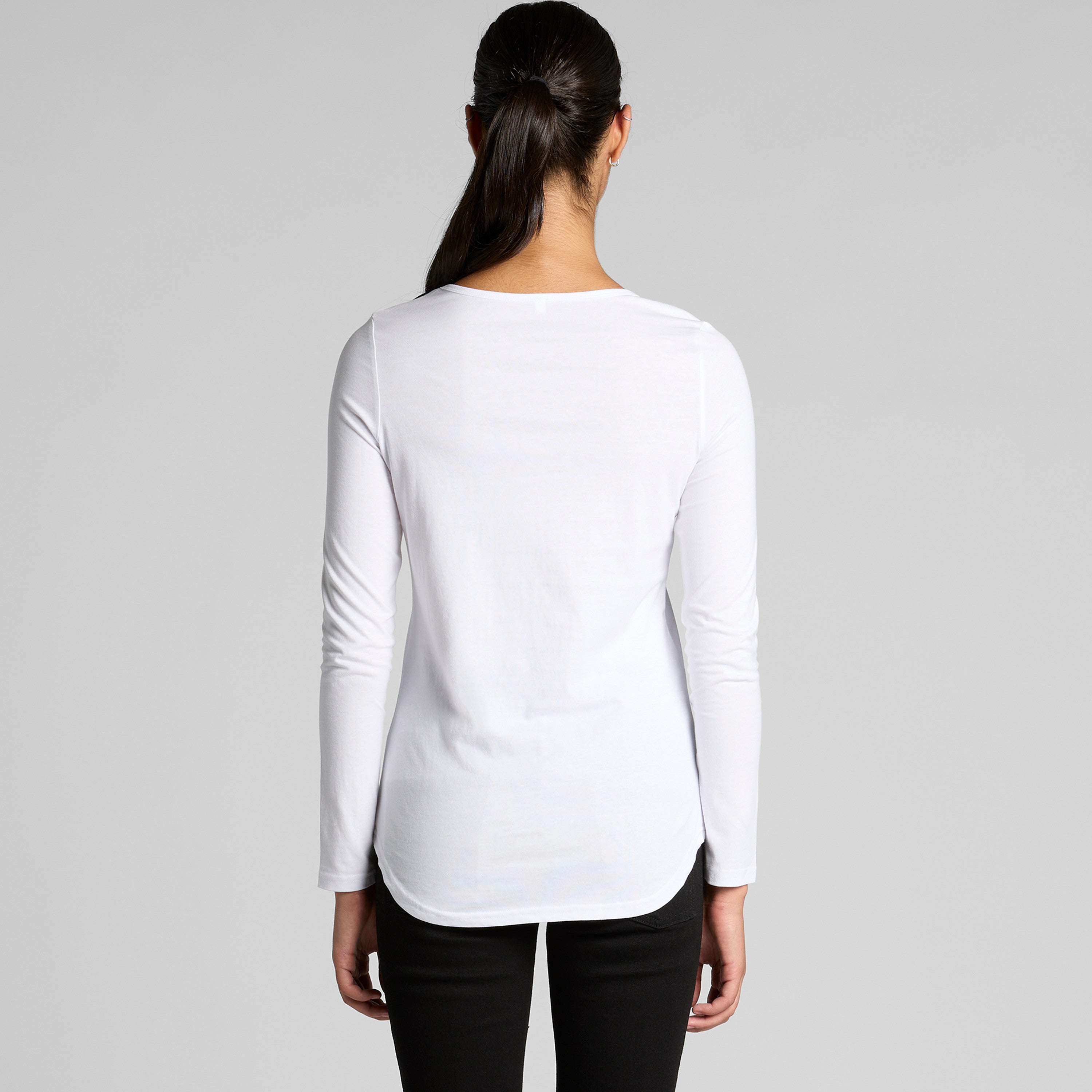 Women's Mali Long Sleeve Tee Shirt | Arena Custom Blanks - Arena Prints - Back