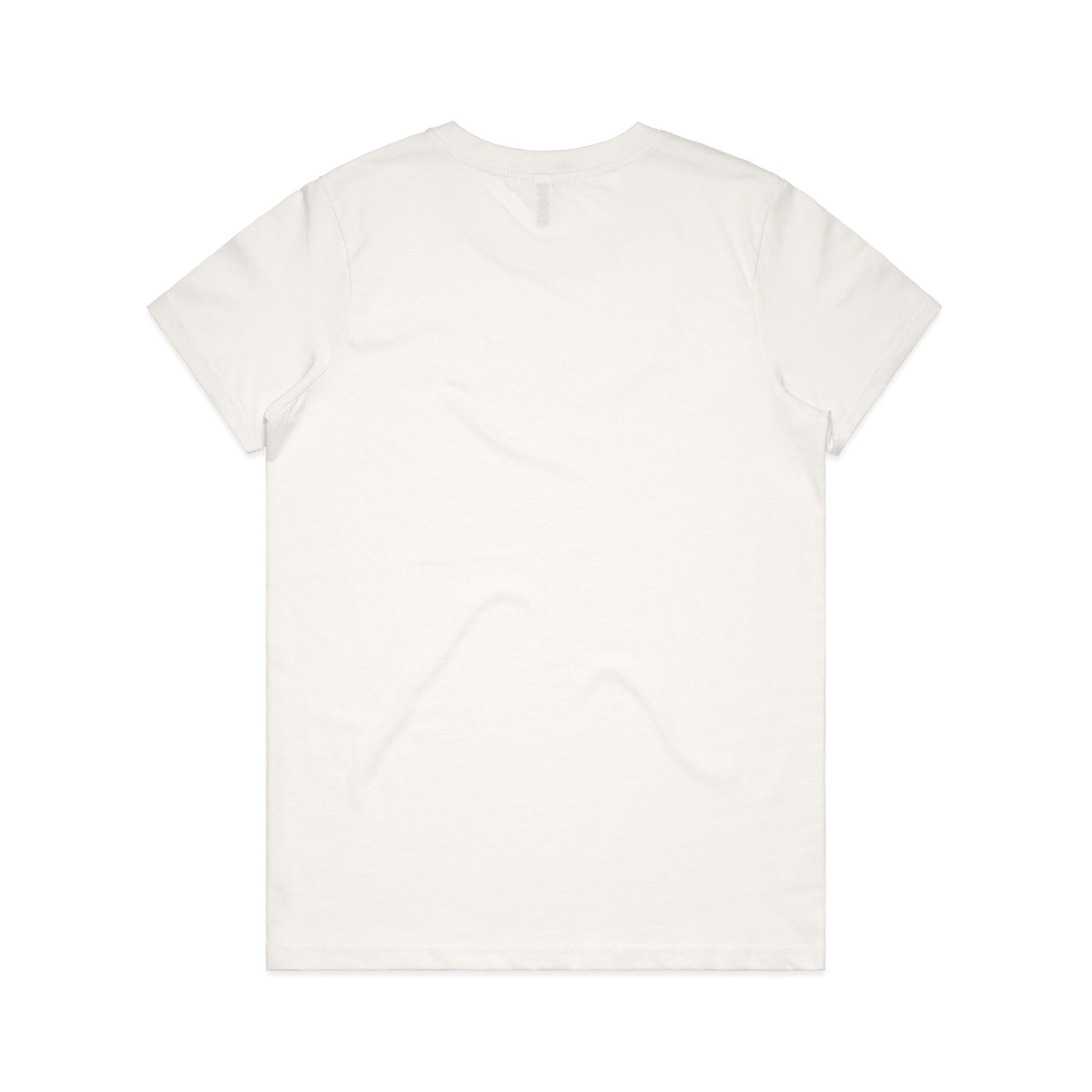 Women's Maple Organic Tee Shirt | Arena Custom Blanks - Arena Prints - Back - Natural - White